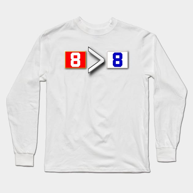 Young is better than Aikman Long Sleeve T-Shirt by Retro Sports